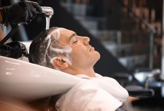 Hair spa treatment men Shadnagar Royal Bros